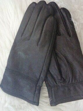 Elegant Black Lined Winter Gloves Size XL NWOT